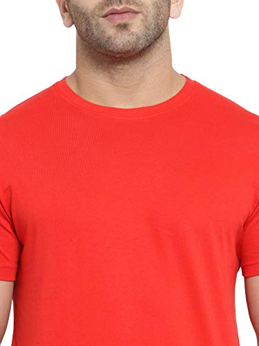 Image of Scott International Biowash T-Shirts for Men's & Boys- Round Neck, Half Sleeves, Cotton, Regular Fit, Stylish, Branded Solid Plain Tshirt for Men- Ultra Soft, Comfortable, Lightweight T-Shirt