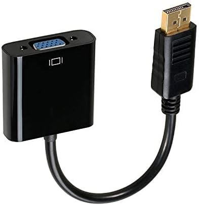 Adaptador DisplayPort a VGA para computadora y proyector miniatura 7