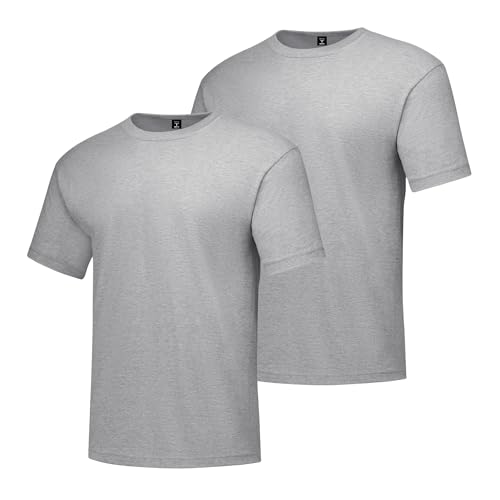 Hanes Men's Beefy-t T-Shirt, Heavyweight Cotton Tee, 1 Or 2 Pack, Big & Tall