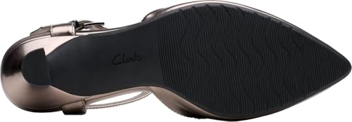 Clarks Clarks - Womens Kataleyna Cora Shoes, Color Gun Metal, Size: 6 W US