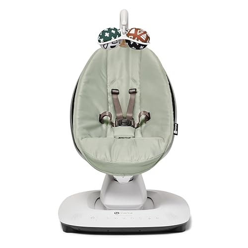 Image of 4moms MamaRoo Multi-Motion Baby Swing, Bluetooth Enabled with 5 Unique Motions, Sage