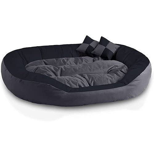 Gorgeous Dog Beds for Small Medium Large XL XXL XXXL Dogs, Rectangle Grey Black Color Washable Dog Bed Comfortable and Pet Sofa Dog Bed for Large Medium Dogs -XXXL (B098MVGKZH) Amazon Price History, Amazon Price Tracker
