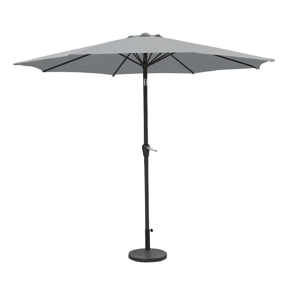 Buy Lewis's 2.7m Crank And Tilt Steel Outdoor Garden Parasol Tilting