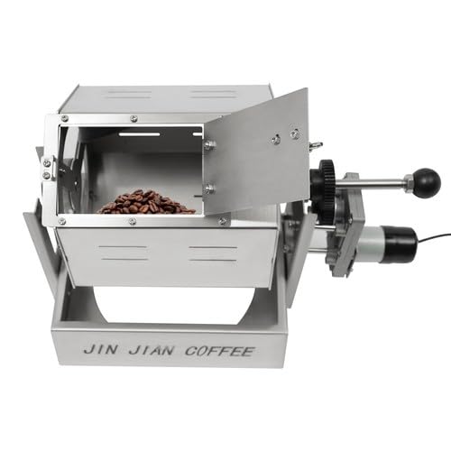 CRYBY Coffee Bean Roaster, Electric Coffee Bean Baker Drum Type