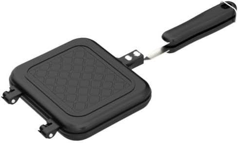 GEZICHTA Grilled Sandwich Panini Maker Mini Waffle Maker Panini Hot Sandwich Maker Pan Nonstick Double Sided Frying Pan Home Kitchen Breakfast Machine