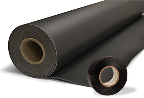 Mass Loaded Vinyl Soundproofing 1Lb 4 x 25 Feet (100 Square Feet) with One roll of Premium Qulaiy...