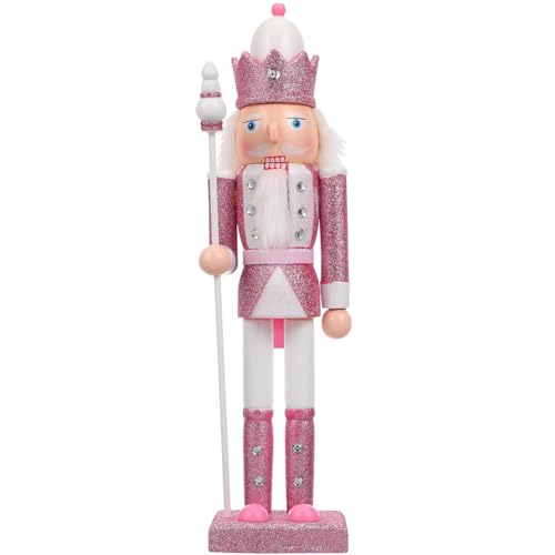 NUOBESTY 1 Stück Nussknacker Figur 30cm, Große Holz Nussknacker...