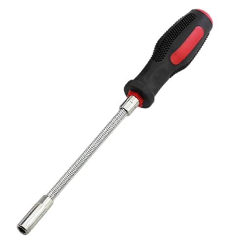 PANSHIYON Flexible Nut Driver 1/4 Flex Shaft Bendable Bit Driver Handle