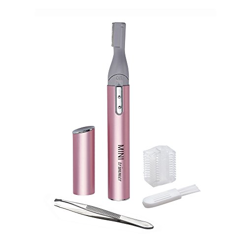 Tongtletech Rotatable Electric Lady Eyebrow Shaper Facial Precision Trimmer Shaver Portable Bikini Underarm Leg Body Hair Remover