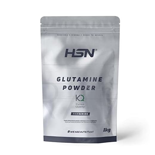 Glutamina Kyowa - Máxima Pureza - en Polvo de HSN | Sin Sabor 1 Kg = 200 Tomas por Envase 100% Pura L-Glutamina Micronizada | No-GMO, Vegano, Sin Gluten