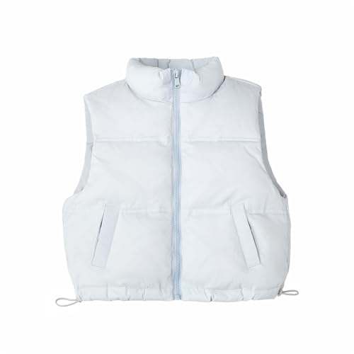 Girls Winter Puffer Vest Padded Gilet Boys Quilted Jackets Lightweight Sleeveless Outwear