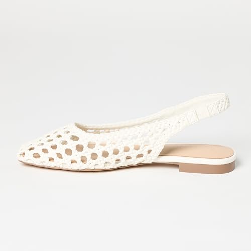 Image of The Drop Women's Palma Woven Slingback Flat