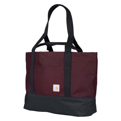 Image of Carhartt Classic Vertical Open Tote Bag, Durable Water Repellent Material W /Hand and Shoulder Straps