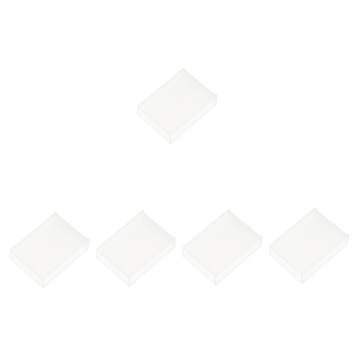 SOLUSTRE 5pezzi Laboratorio Cuvette Da Alta Trasparenza Per Spettrofotometria Compatibile Con Strumenti Di Analisi Per Settori Chimico e Farmaceutico
