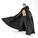 1/12 Scale Hoodie Cloak Long Cape for 6 inch Star Wars Black Series Figures Medieval Knight Cloak,Black(No Figture)