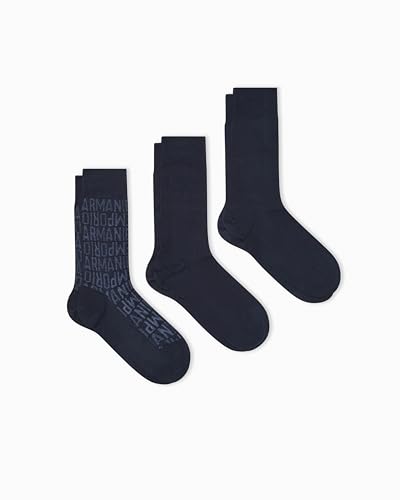Chaussettes homme Emporio Armani courtes en coton premium lot de 3 paires