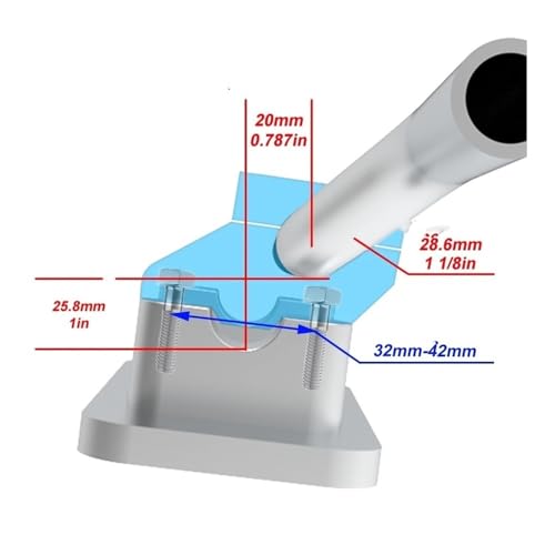 Elevador manillar 28 mm para CB500X que soluciona el dolor de espalda en rutas largas 5