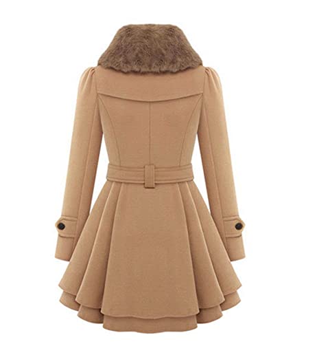 Women's Hooded Thickened Long Down Jacket Winter Slim Puffer Warm Jacket Casual Trench Coats Long Coat With Belt2