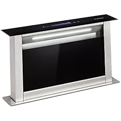 Campana Extractora En Encimera Klarstein Campana Extractora de Cocina 60 cm, Flujo Aire 576m³/h, Filtros Extracción de Grasa, 10 Velocidades, Recirculación, Eficiencia A+