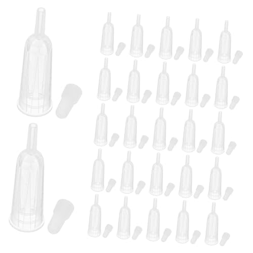 FOMIYES Bottle Dispensing Tips 50pcs Replacement Tips for 1-3ml Cover TPE Material