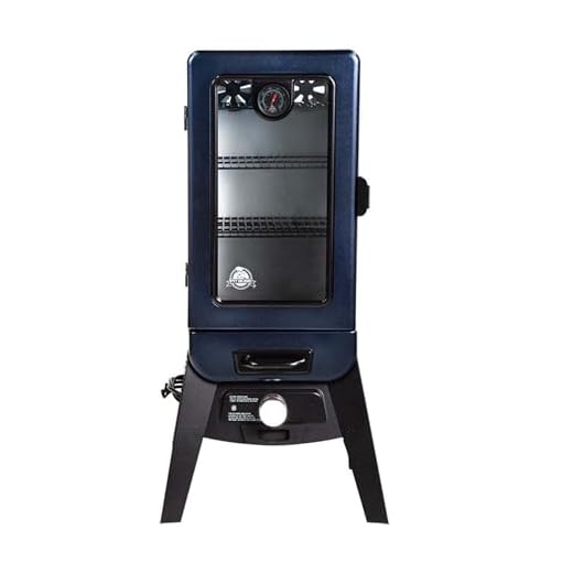 Pit Boss Grills PBV3A1 Electric Smoker, Blue Hammertone