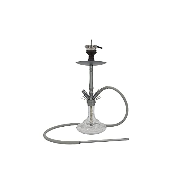 DIAMOND HOOKAH Premium Mittel Aluminium RPO3A Shisha Set, Wasserpfeife Shisha Edel Komplettset mit 4 Anschlüsse. 18/8… – Bild 4