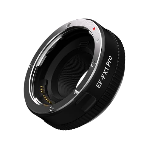 Adaptateur EF-FX1 PRO avec autofocus ultra rapide pour objectifs de reflex sur hybride Fuji