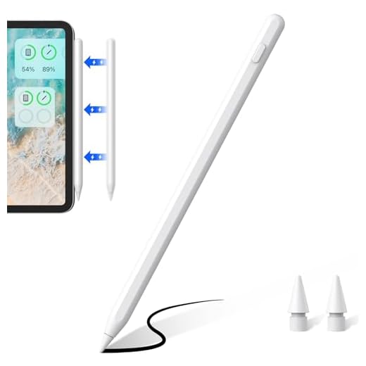 Active Stylus Digital Pen for Touch Screens, Zspeed Pencil Compatible with All iPad iPhone Samsung Tablets & Cellphones