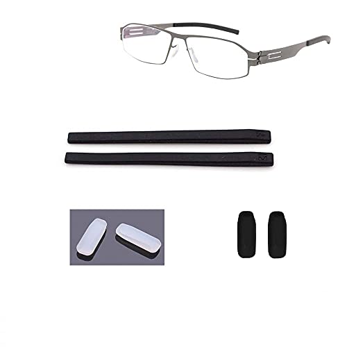 QYAJS Kit de remplacement pour lunettes de vue - 1 paire de chaussettes et 2 paires de coussinets pour lunettes IC! IC Berlin