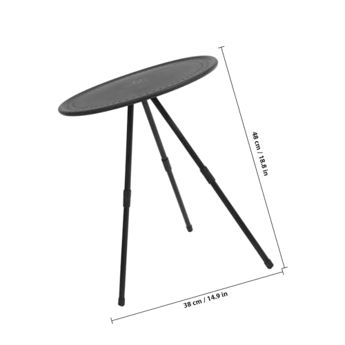 Table de camping pliable ronde réglante petite table pliante