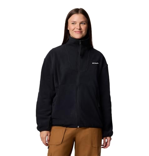 Polaire zippée Sequoia Grove Columbia femme grande taille noir