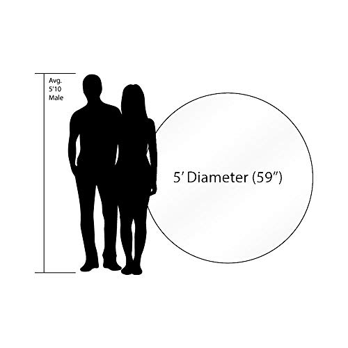 POOLSAIC Drop-in Hibiscus Vinyl Swimming Pool Mat (59