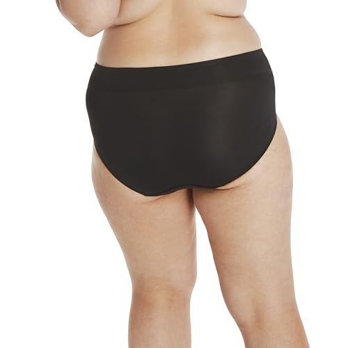 Hanes Women's Smoothing Microfiber No-Show Panties Pack, Moisture-Wicking, 6-Pack (Colors May Vary)4