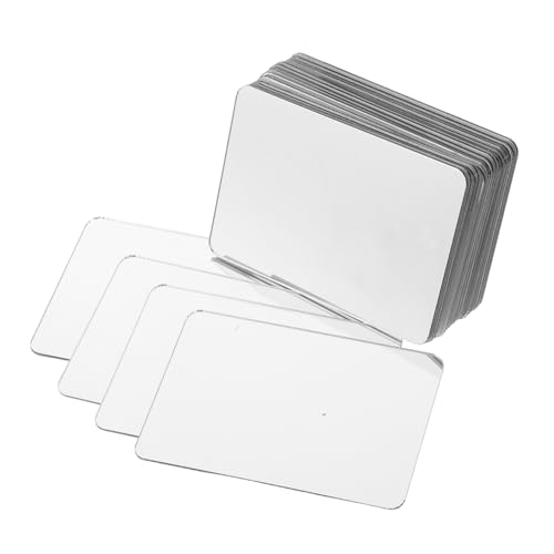 Hohopeti 20 Pcs Small Adhesive Mirrors Acrylic Soft Mirror Tiles for DIY Projects Versatile Craft Supply for Reflection Experiments