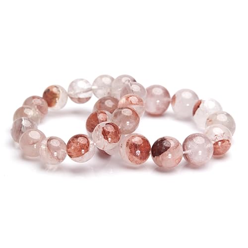 Cuentas elásticas de cuarzo rosa natural de 8mm para combinar con tu estilo diario relajado