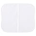 Halo Bassinest Fitted Sheet for Twin Bassinest, 100% Cotton, Super Soft Bassinet Sheet for Baby Boys, Girls and Unisex, Breathable and Lightweight Mattress Cover, 2 Pack, Solid White