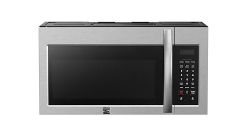 Kenmore Over-the-Range Microwave – 1000 Watts, 300 CFM Vent Fan, Preset Cooking Controls, Child Lock, LED Lighting, 1.7 cu. ft. Capacity, Stainless Steel