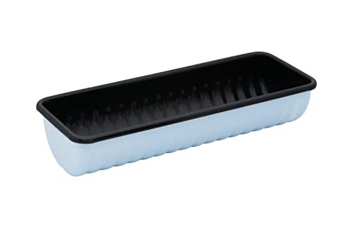 Riess, 0637-028, Rehrückenform 30x10 cm, BACKEMAILLE BLAU, LBH 31.5x12.5x6.7 cm, Gew. 0.651kg, Volumen 1.75 L