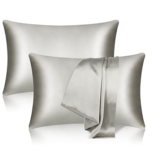 tenn well 2 Pack 100% Mulberry Silk Pillowcase Both Sides