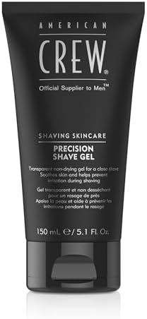 American Crew Men's Precision Shave Gel, Non-Foaming, 5.1 fl oz