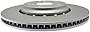 ACDelco Advantage 18A82055AC Coated Front Disc Brake Rotor