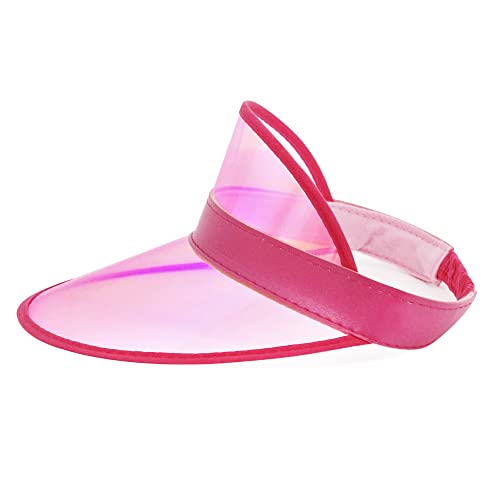 Image of Surkat Plastics Clear Sun Visors UV Protection Hat Cap Headwear Sunhat for Golf Tennis Beach Cycle