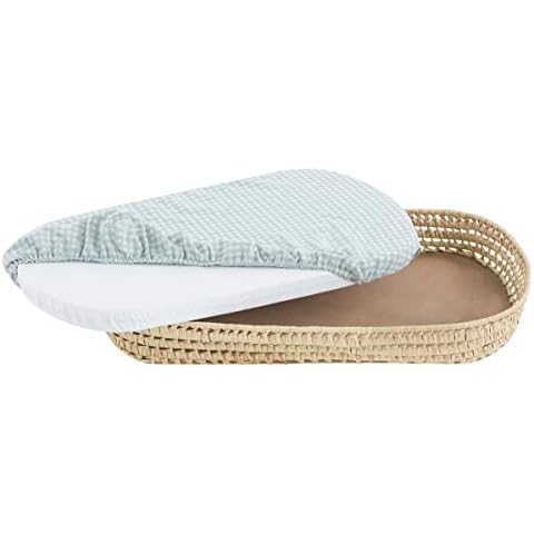 COOL · DREAMS Cambiador bebé de palma natural con colchón impermeable Cover