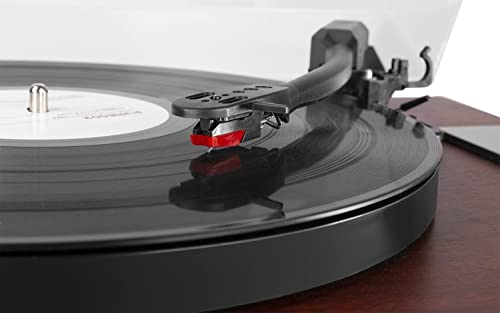 Fenton RP180 Platine Vinyle Lecteur CD Design Retro – Bois foncé, récepteur Bluetooth, Haut-parleurs intégrés, 33, 45 et… - Les Beatles, Paul McCartney, John Lennon, RIngo Starr, George Harrison Fenton RP180 Platine Vinyle Lecteur CD Design Retro - Bois foncé, récepteur Bluetooth, Haut-parleurs intégrés, 33, 45 et… – Image 4