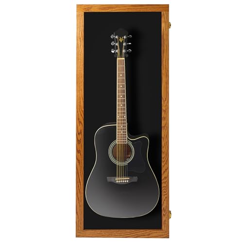 PENNZONI Acoustic Guitar Display Case (Natural Oak)