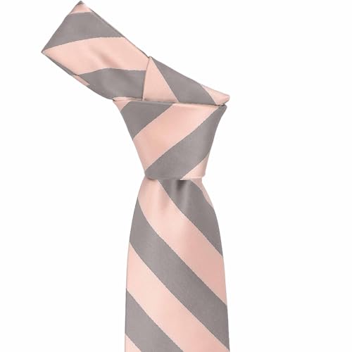 Image of tiemart Men's Striped Tie Standard Length