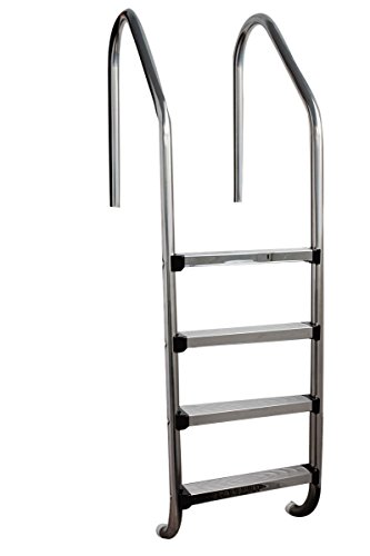 Échelle Standard 5 marches Neutres en INOX pour piscines enterrées.