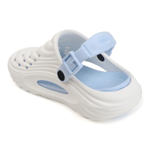 Image of Men's Lightweight EVA Clogs with Adjustable Back Strap | Breathable Anti-Skid Slip-On Sandals | Comfortable Casual Garden Beach Clogs for Indoor Outdoor