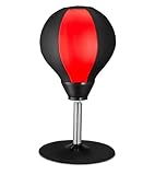 RESTEQ Sacco da boxe da tavolo antistress con pompa incluso - Nero