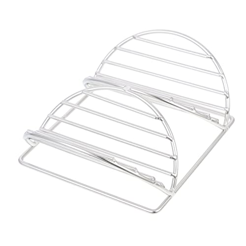 Cabilock Stainless Steel Pancake Stand Tortilla Rack for Burritos Tacos Hot Dogs Compact Design for for Home Restaurant Use